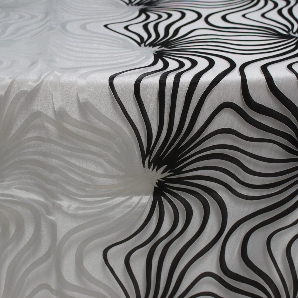 Helios Black & White Table Linen