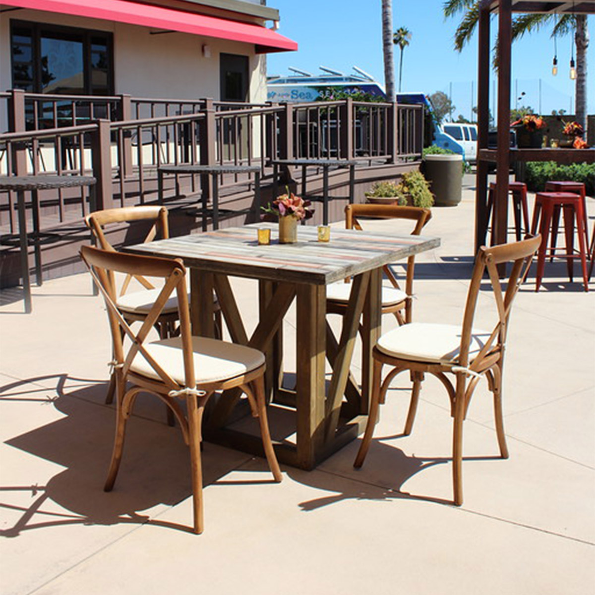 Heritage Cocktail Table (Slatted) - Image 2