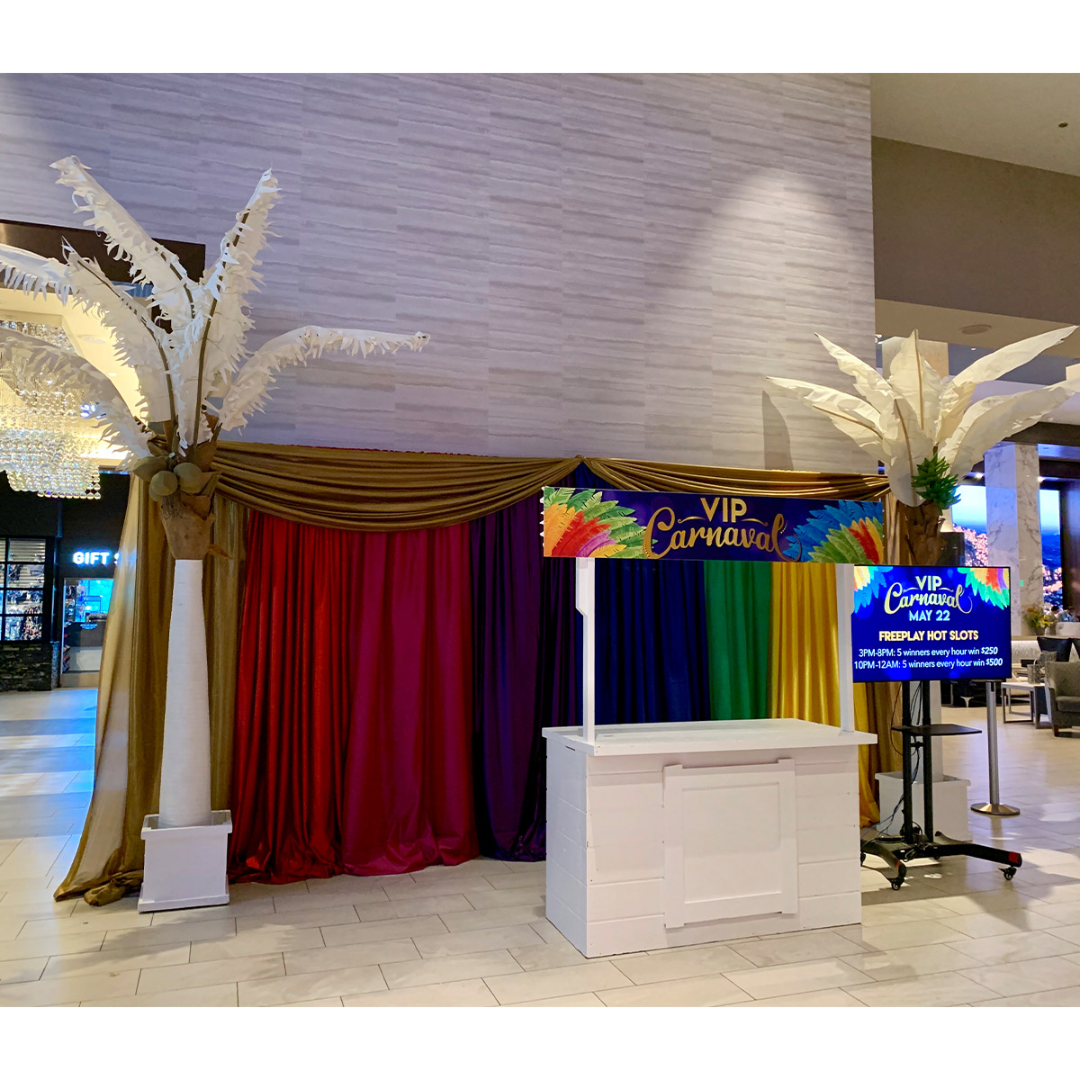 Yellow Satin Drape - Image 4