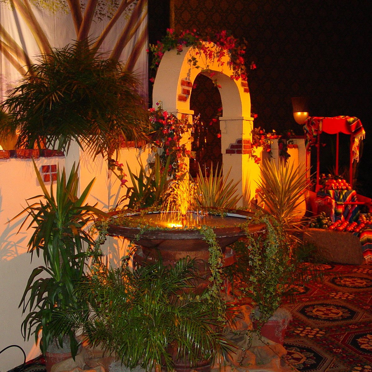 Stucco Courtyard Wall & Arch - Image 2