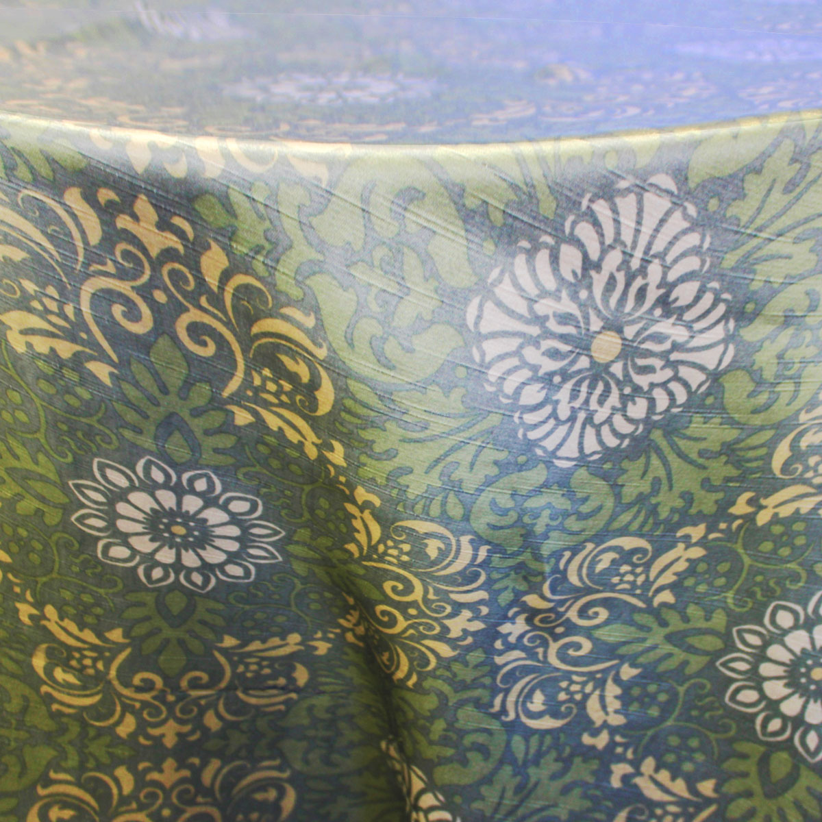 Mint Lotus Table Runner