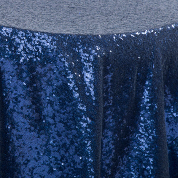 Navy Glitz Table Linen