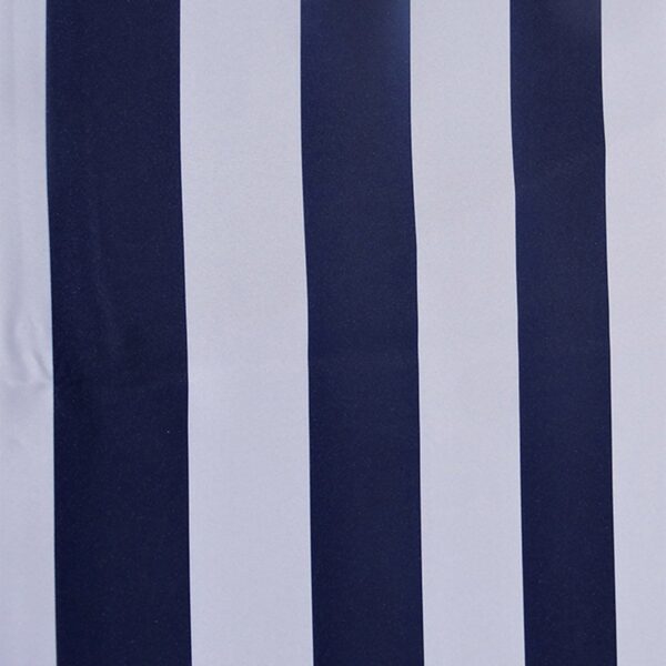 Navy Stripe Table Linen