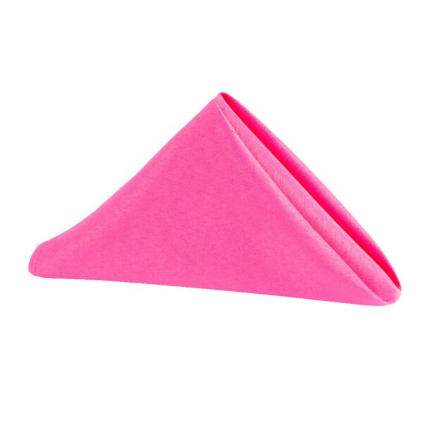 Neon Pink Poly Napkin