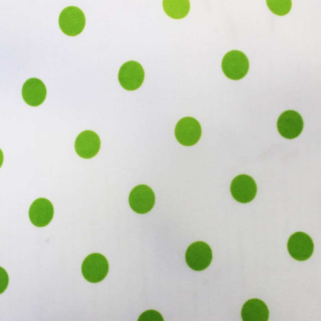 Petite Lime Polka Dots Table Linen