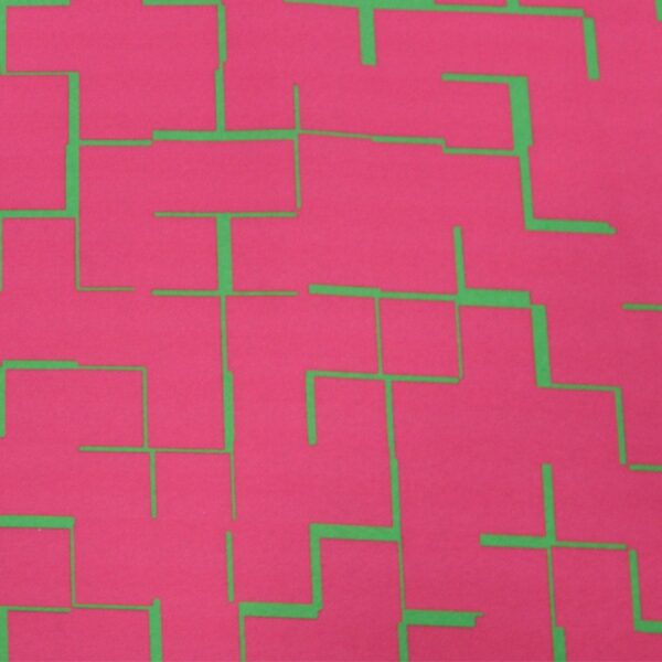 Pink Tetris Table Runner