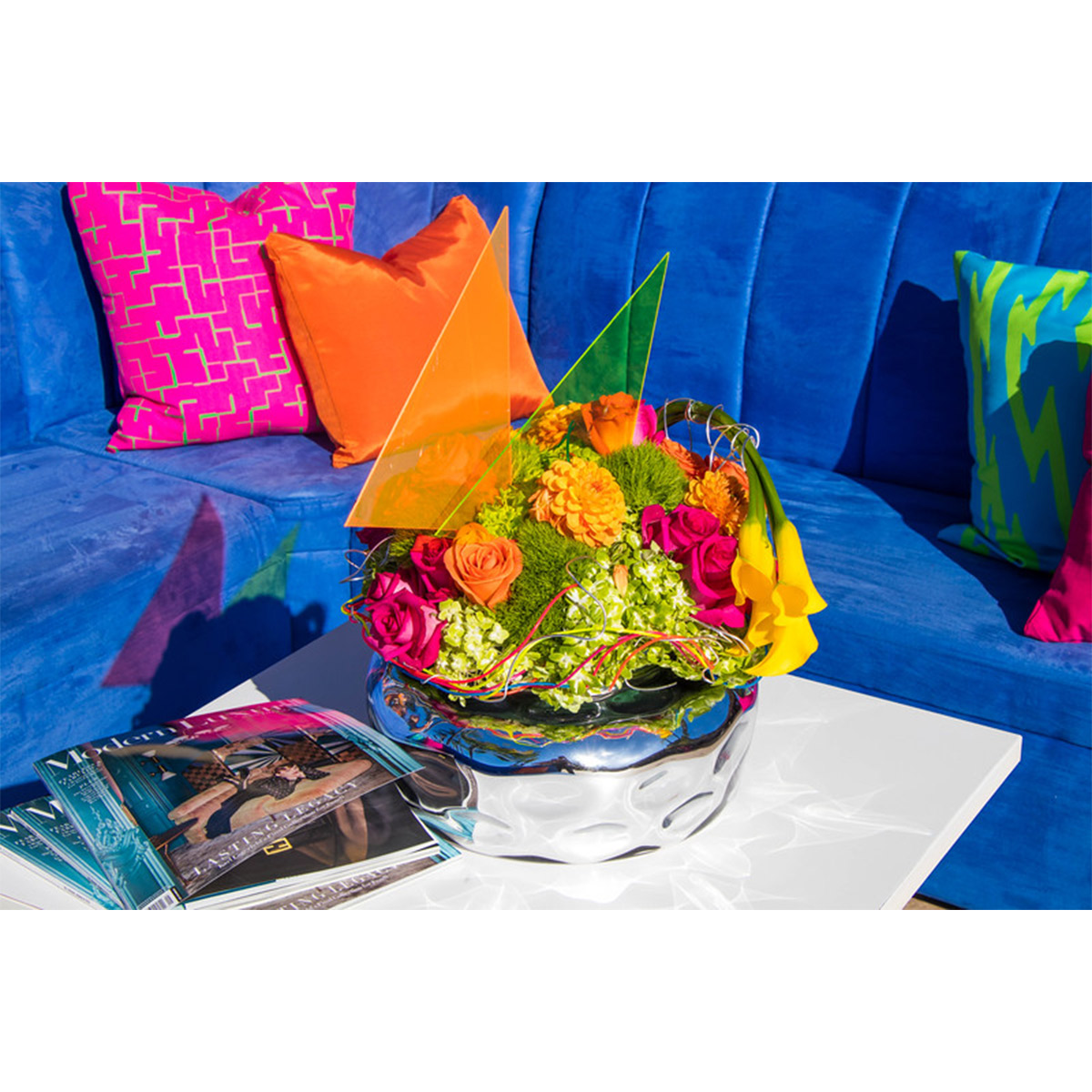 Pink Pop Scribbles Table Runner - Image 3