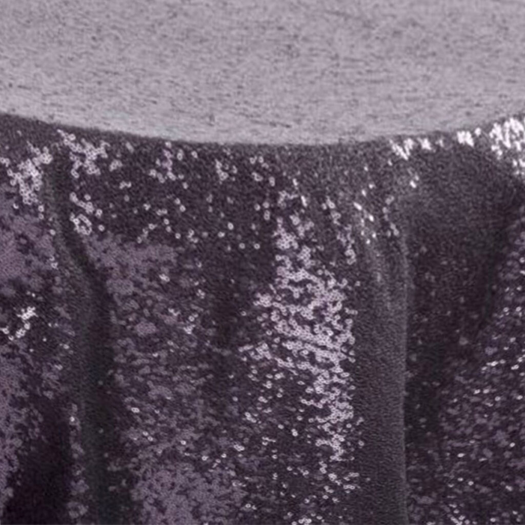 Plum Glitz Table Linen
