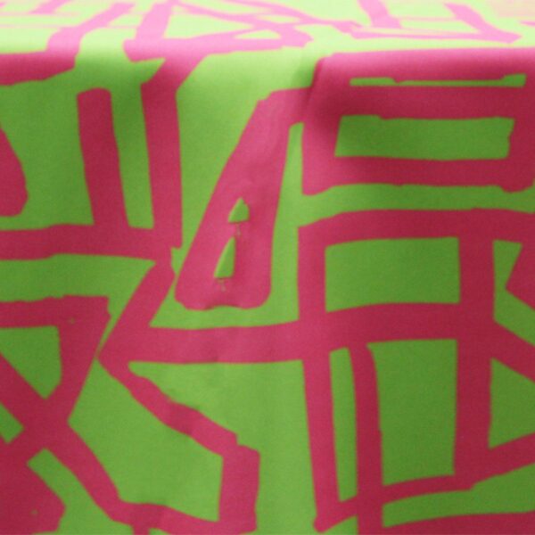 Pink Pop Scribbles Table Runner