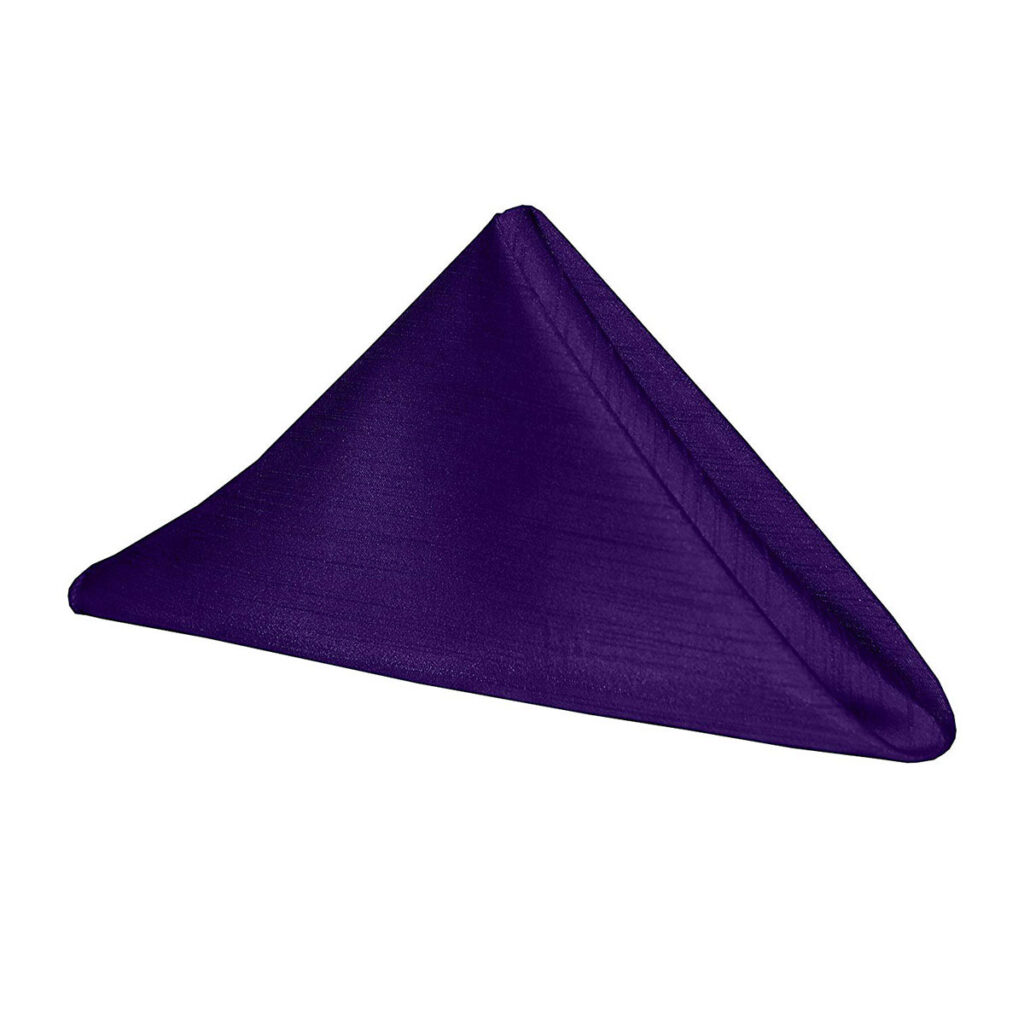 Purple Shantung Napkin