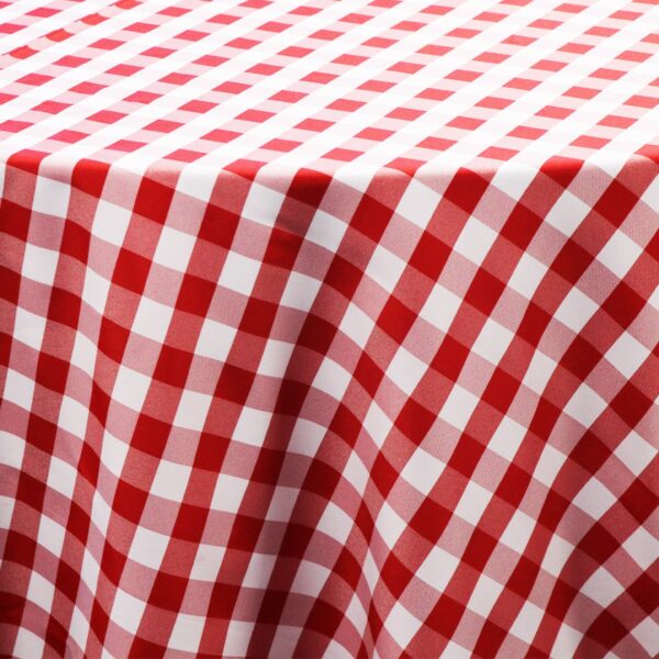 Red Checked Table Runner