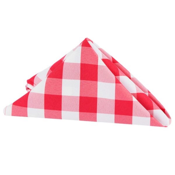 Red Checked Napkin