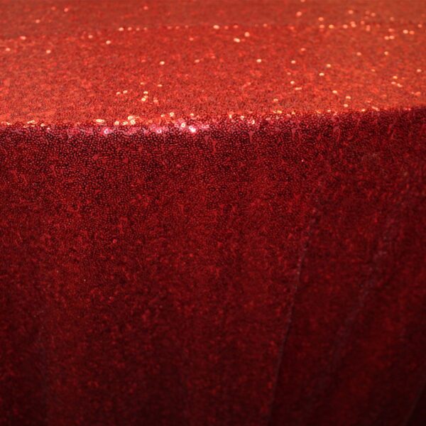 Red Glitz Table Linen