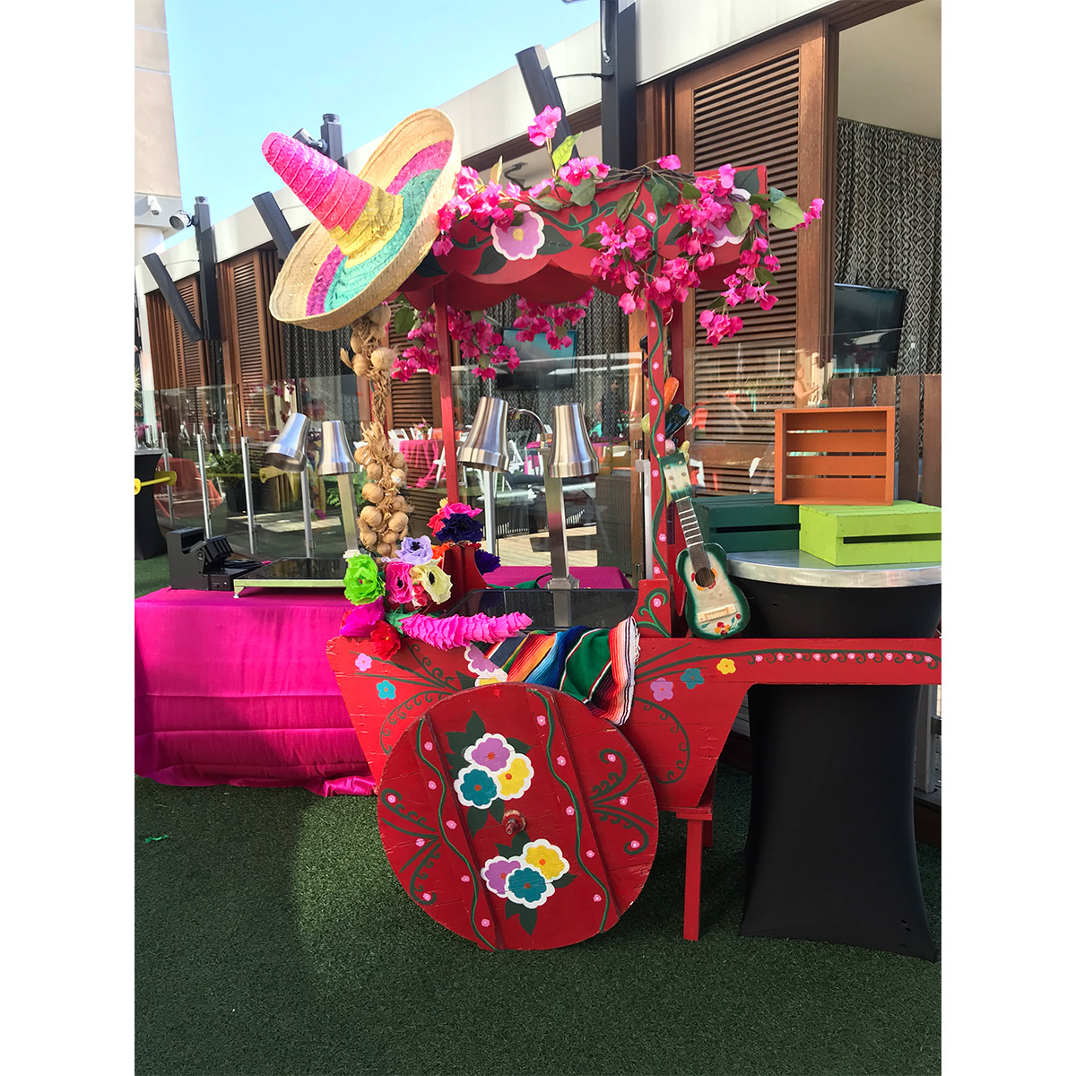 Mexican Market Cart (Red) - Image 3