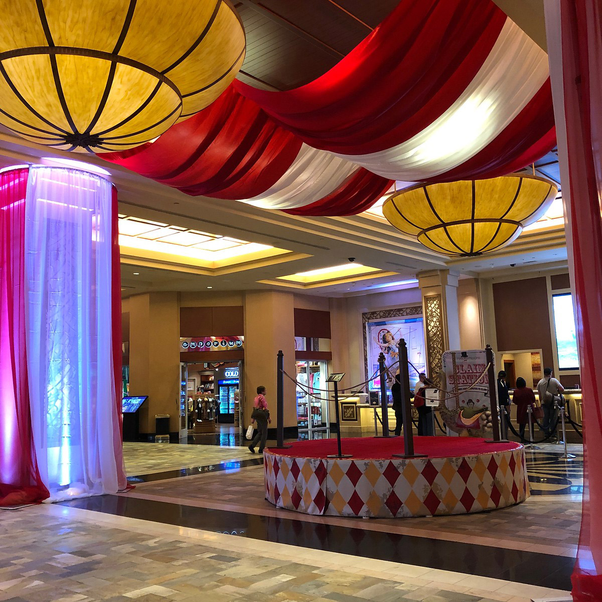 Red Sheer Drape - Image 2