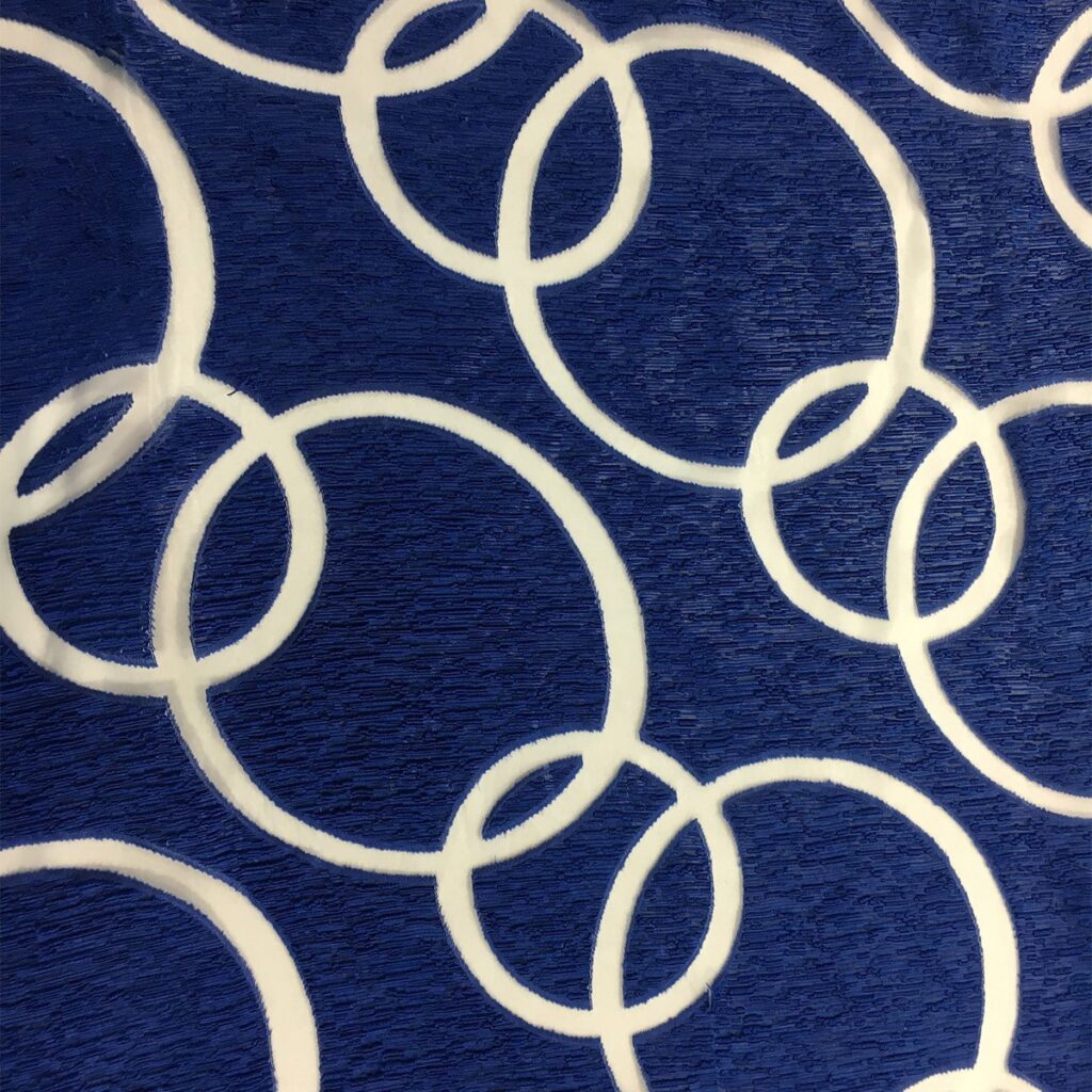 Royal Blue Apollo Burnout Table Linen