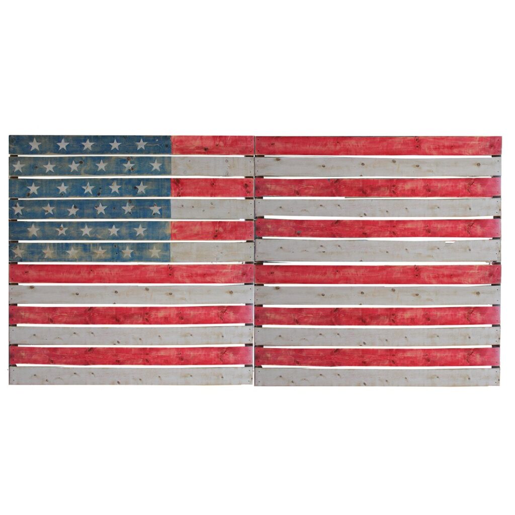 Rustic Slat Flag Panel Stars & Stripes