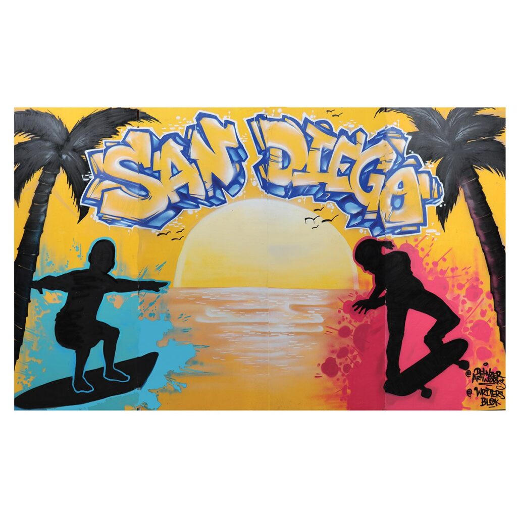 San Diego Surf and Skate Wall