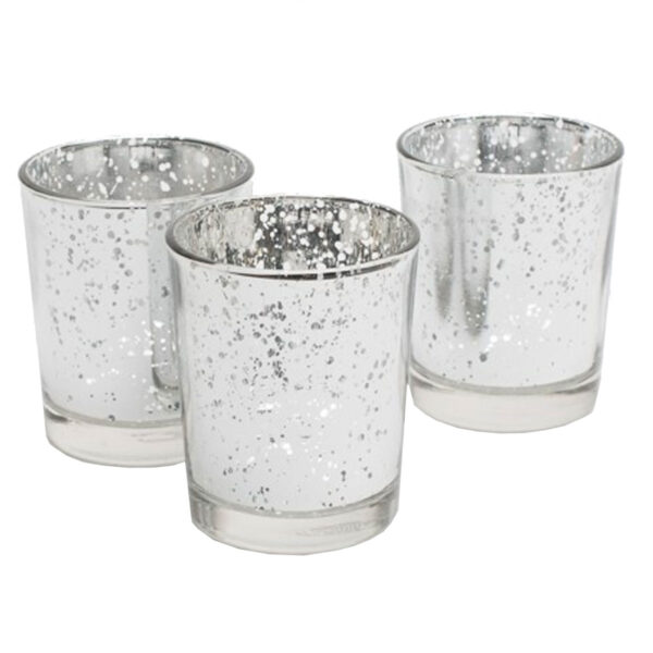 Silver Mercury Votive Holder