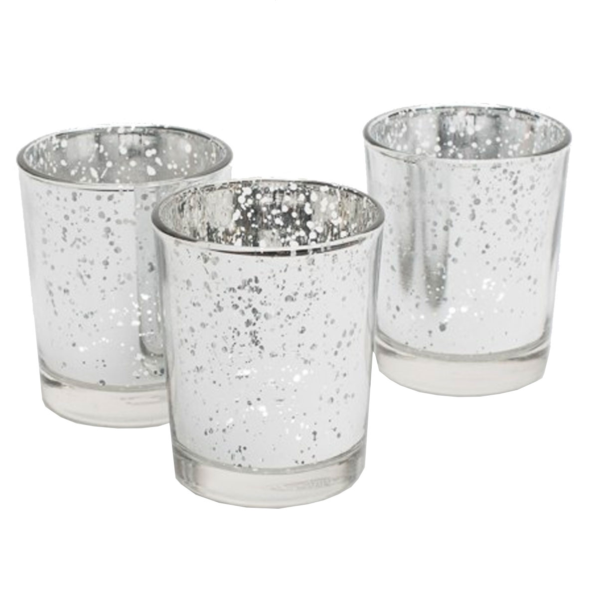 Silver Mercury Votive Holder