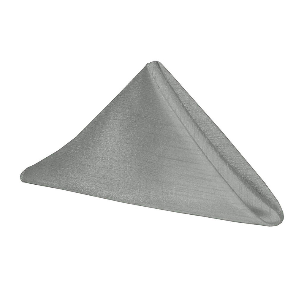 Silver Shantung Napkin