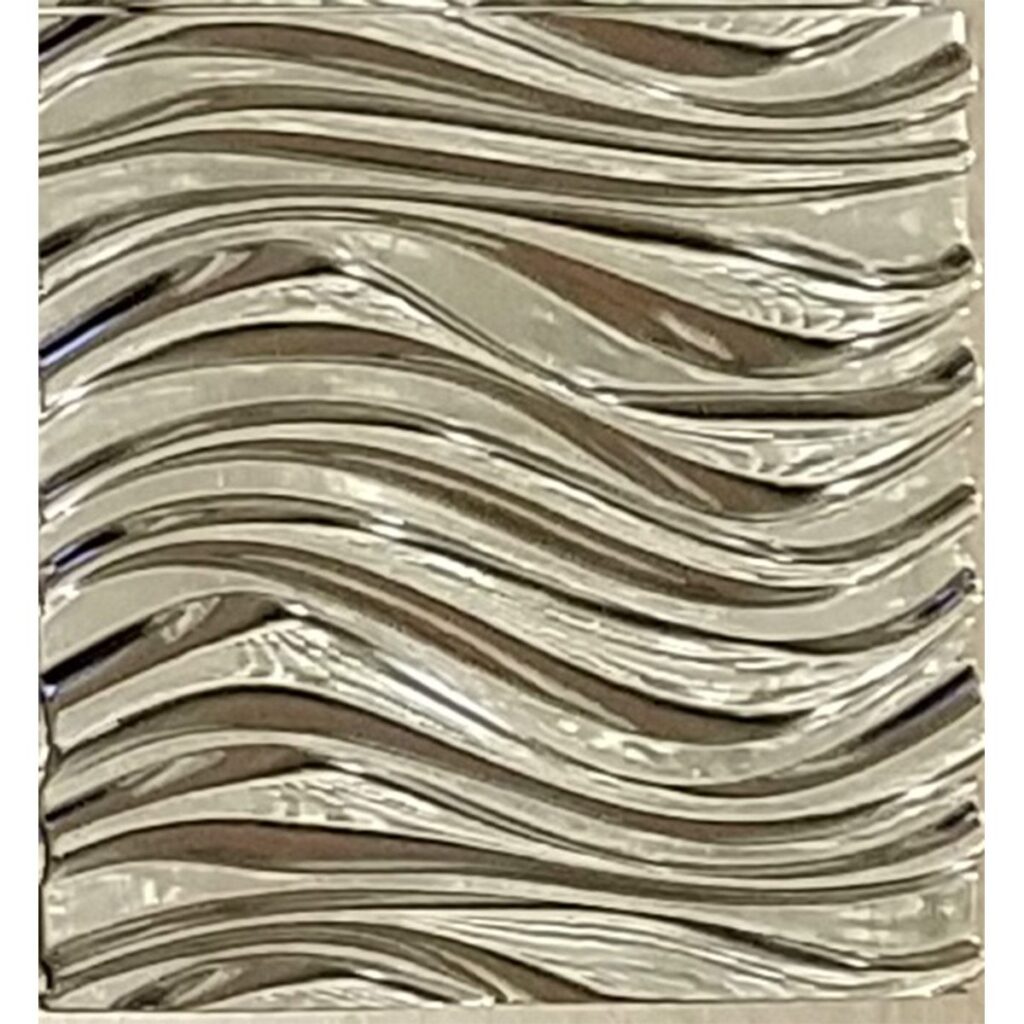 Silver Wave Vector Panel