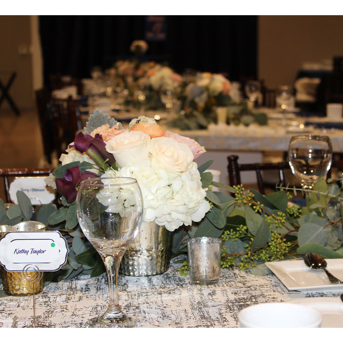 Silver Array Votive Holder (3.75"H) - Image 2