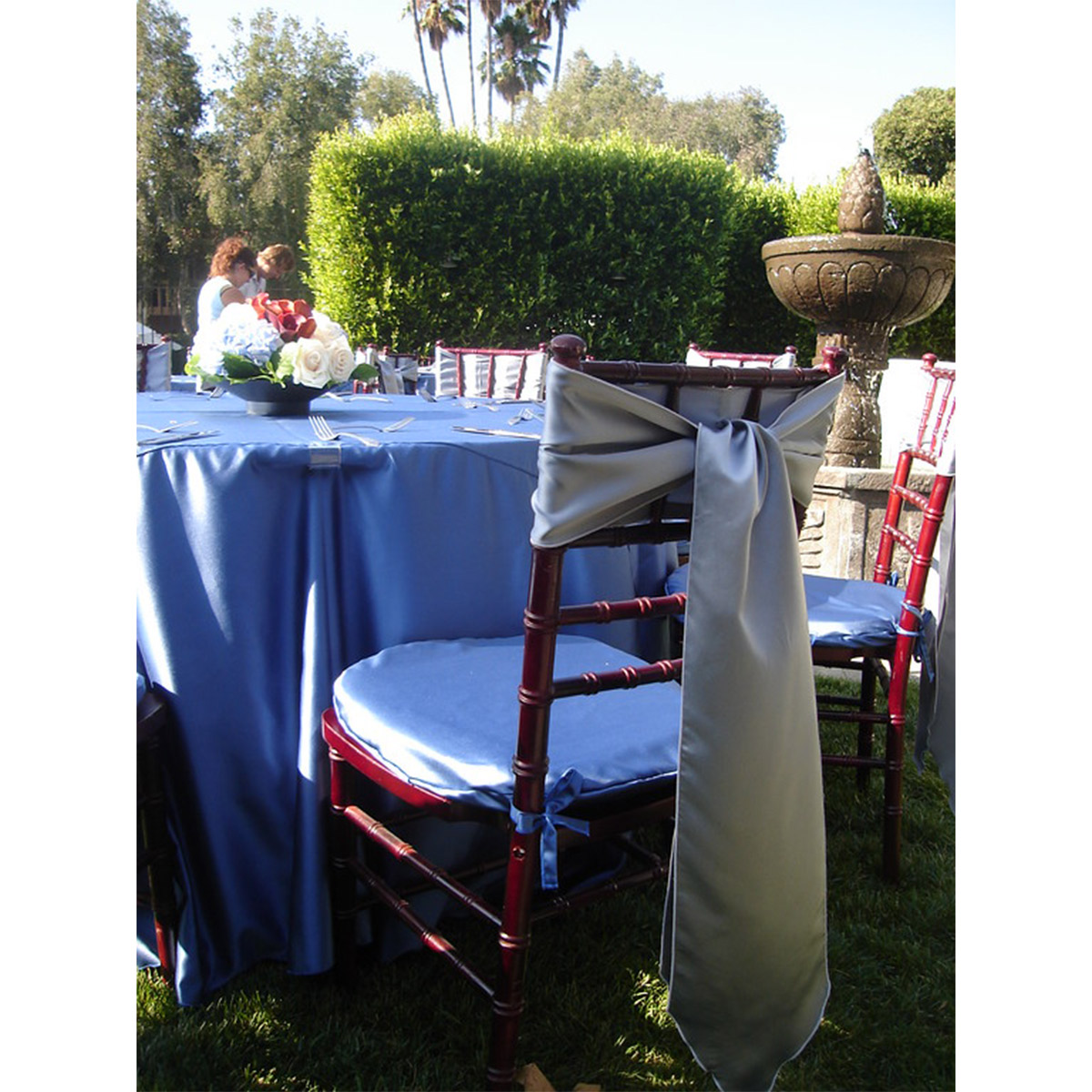 Spartan Blue Lamour Cushion Cover - Image 2