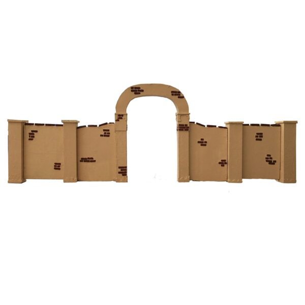 Stucco Courtyard Wall & Arch