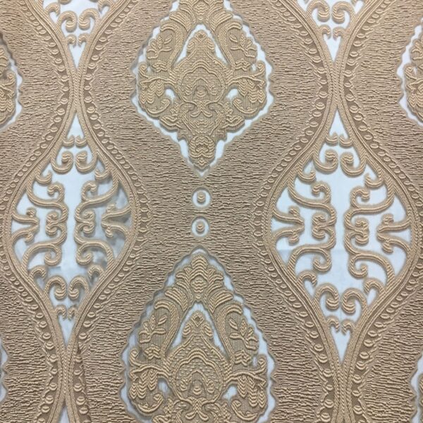 Taupe Imperial Burnout Table Linen