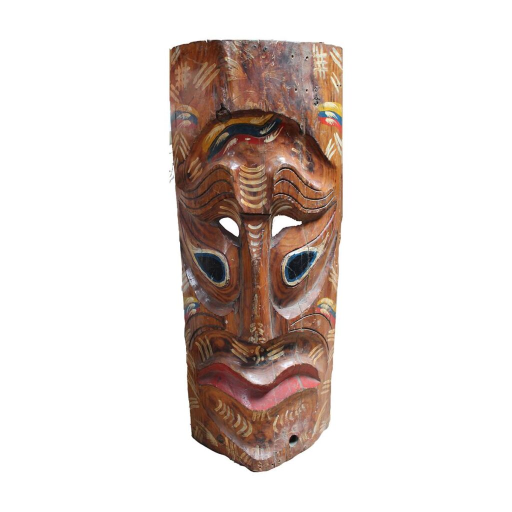 Tiki Mask, Carved Wood