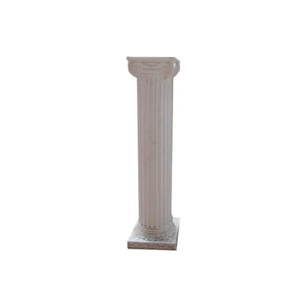White Fluted Ionic Column (39.5"H)