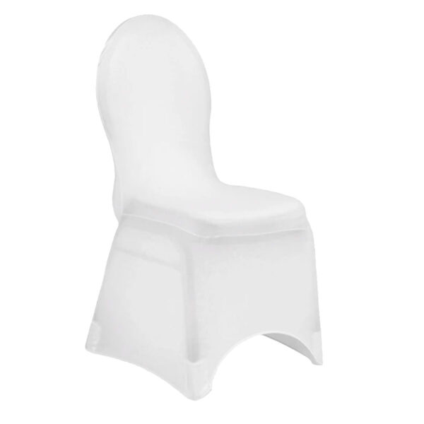 White Spandex Chair Cover