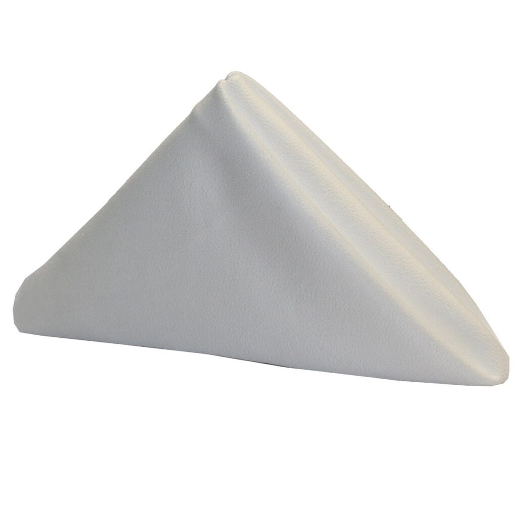 White Suede Napkin