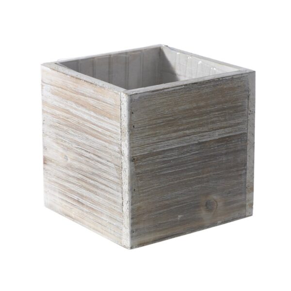 White Washed Wood Box