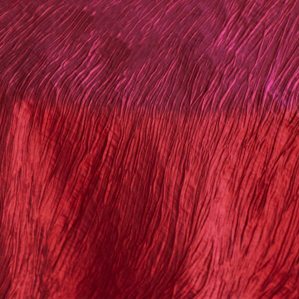 Wine Crinkle Taffeta Table Linen