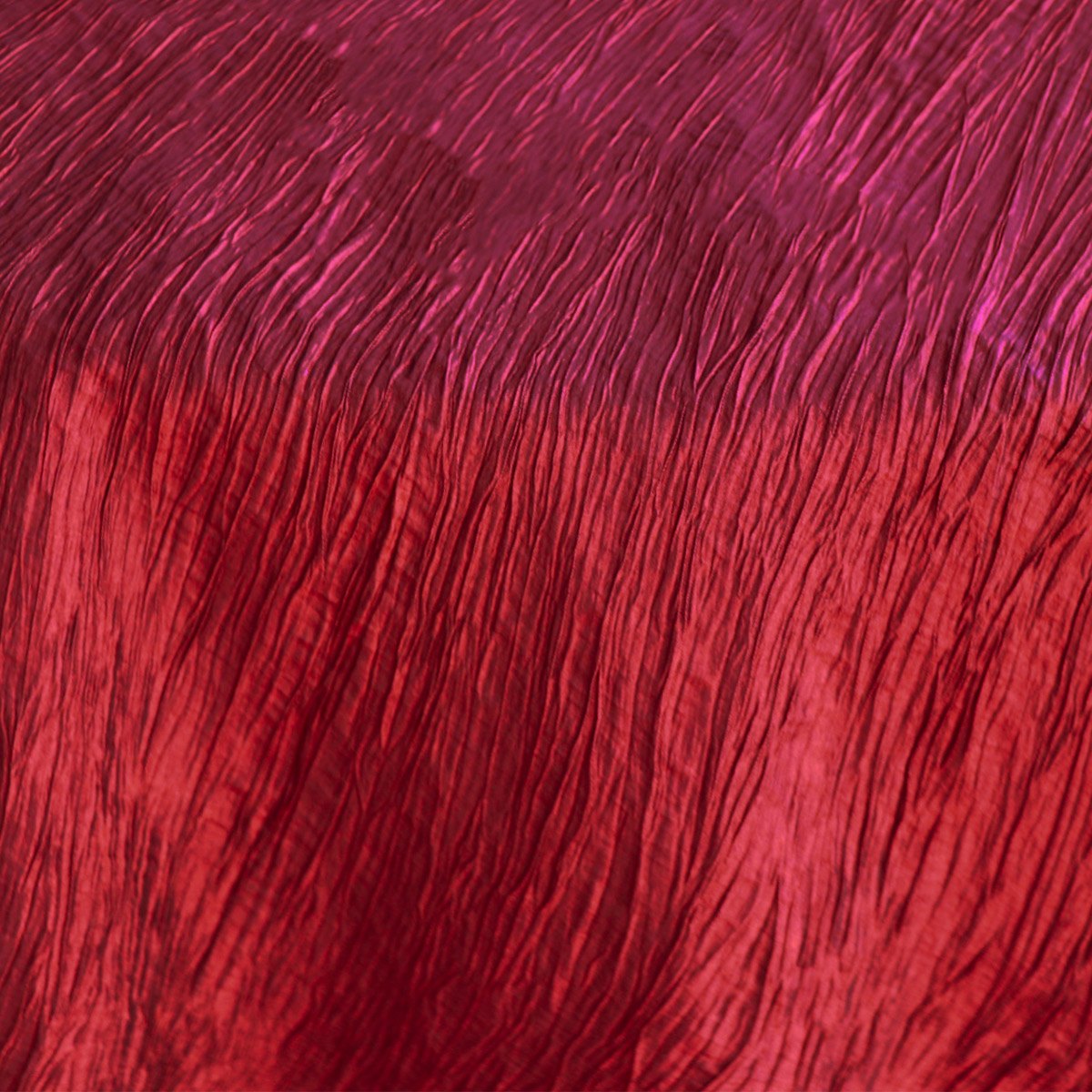 Wine Crinkle Taffeta Table Linen