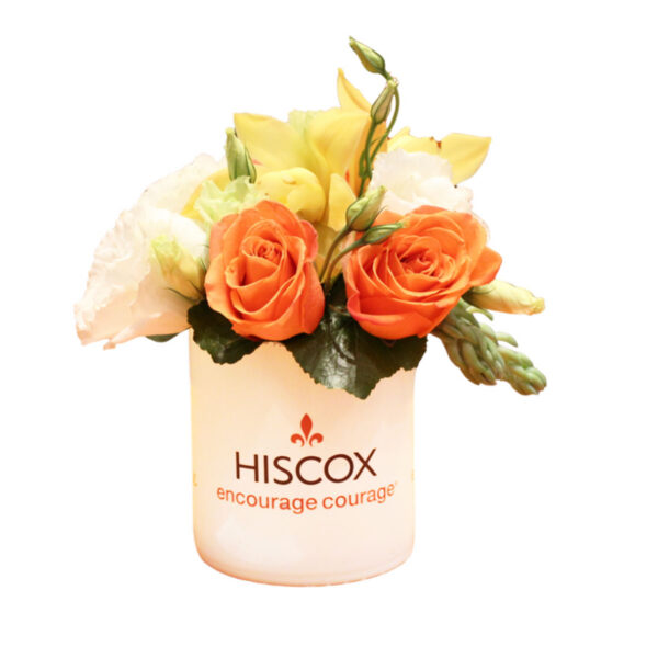 Branding Cocktail Table Centerpiece