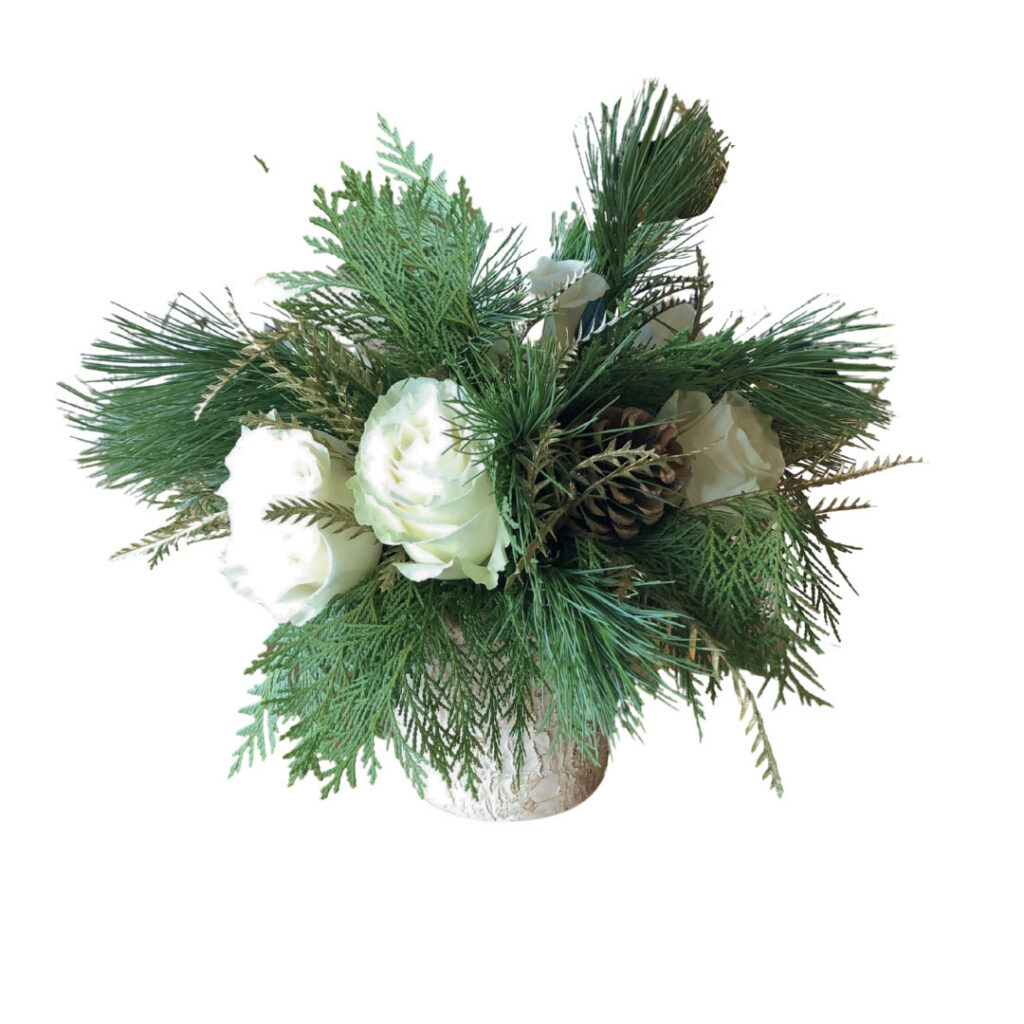 Winter Wonderland Highboy Centerpiece