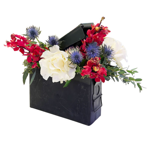 Patriotic Floral Dining Centerpiece
