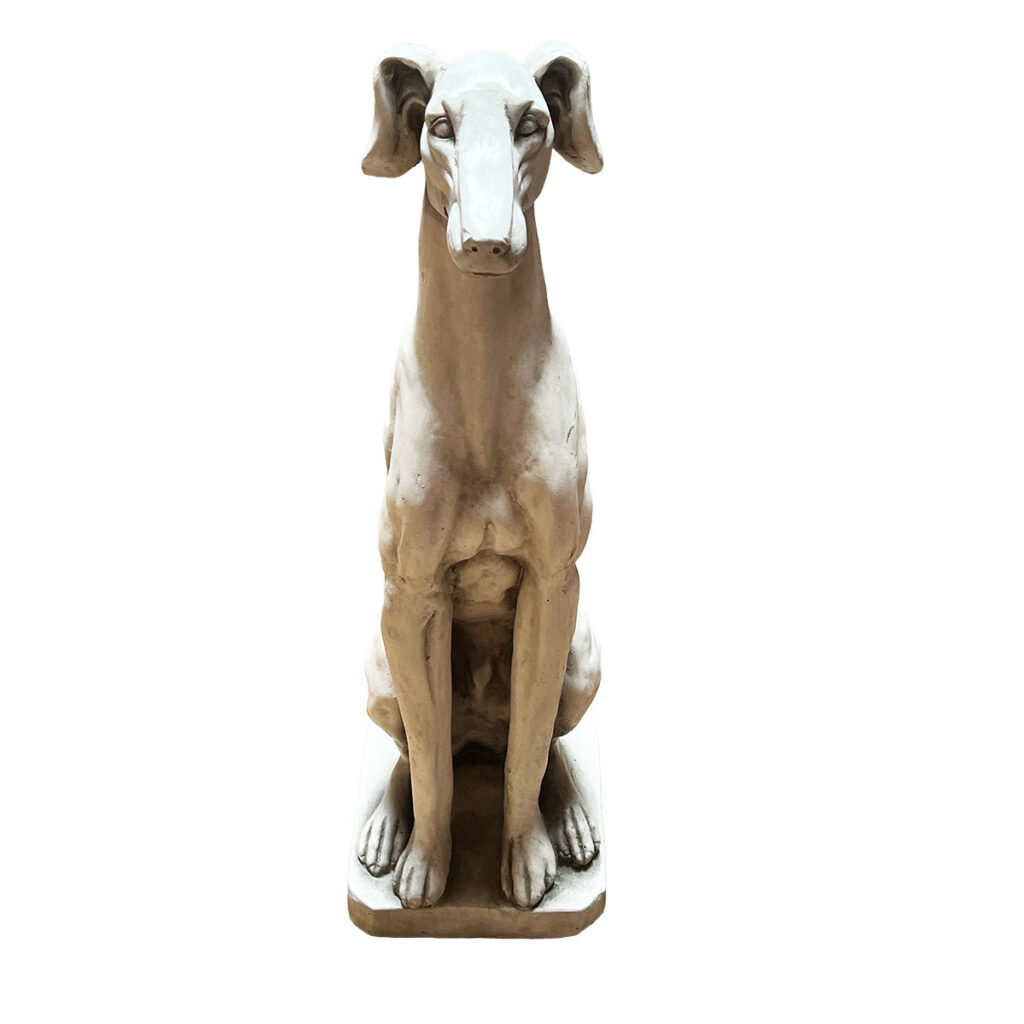 Stone Dog Garden Statue