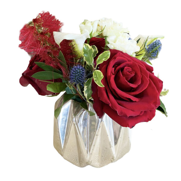 Patriotic Floral Highboy Centerpiece