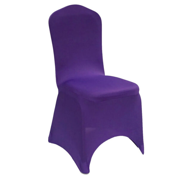Purple Spandex Chair Cover