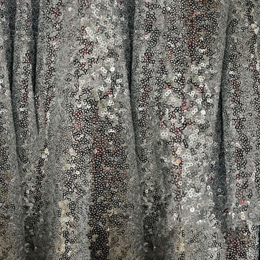 Silver Sequin Drape