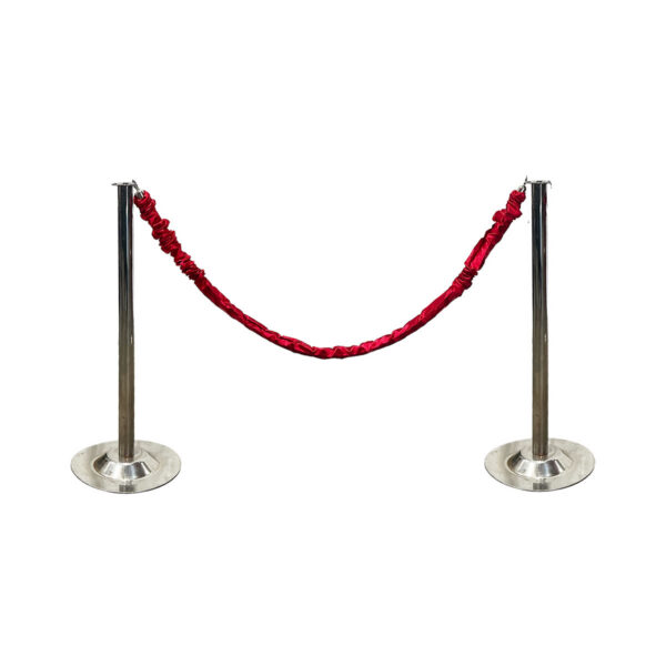 Stanchion Rope (Red Satin)