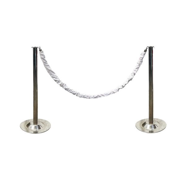 Stanchion Rope (White Velvet)