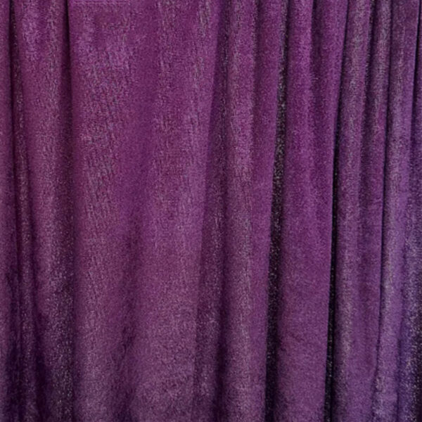 Eggplant Velvet Drape