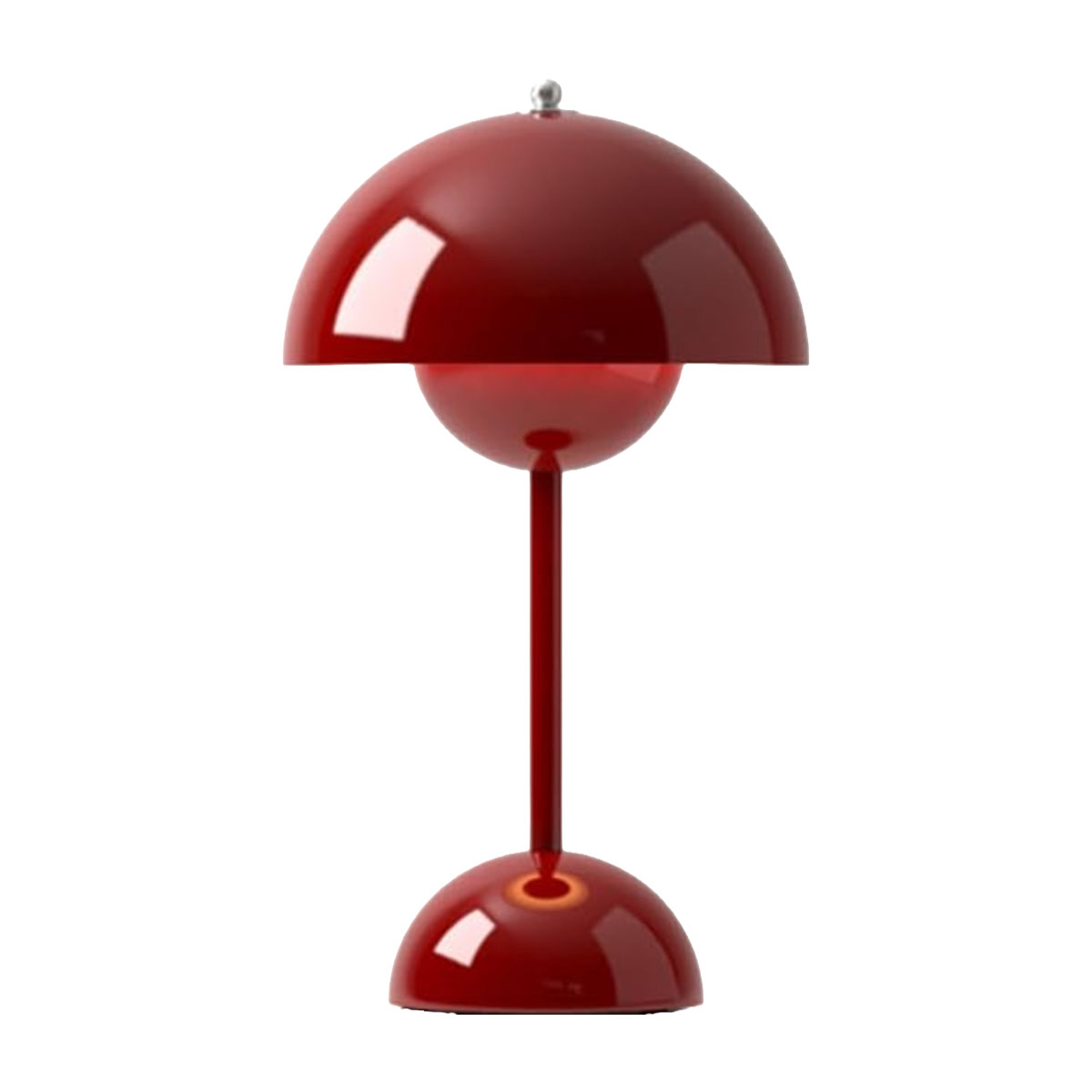 Mushroom Lamp, Brown-Red