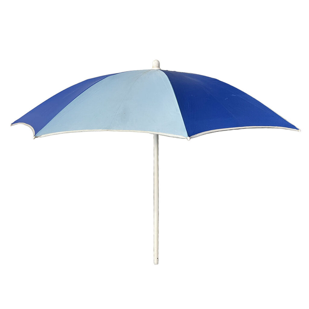 Beach Umbrella (Blue & White)