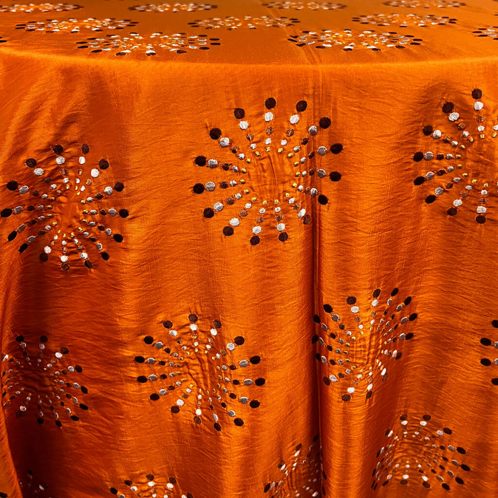 Copper Mayan Table Linen